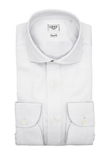 Camicia Popeline 120 Bianca - Vista Completa - Camicie di Cotone Italiano - Gest — Camicia Gest
