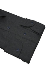 Camicia Business Gaia Stretch Popeline Nera - Dettaglio Tessuto - Acquisto Camicie Online - Gest — Camicia Gest
