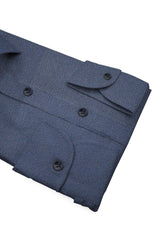 Camicia Business Comfort TP2 Blu Di Prussia - Dettaglio Tessuto - Acquisto Camicie Online - Gest — Camicia Gest
