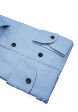 Camicia Business Comfort TP2 Stretch Popeline Blu Reale - Dettaglio Tessuto - Acquisto Camicie Online - Gest — Camicia Gest