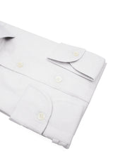 Camicia Piumino Twill In Pregiato Cotone Egiziano Giza 87 Viola - Dettaglio Tessuto - Acquisto Camicie Online - Gest — Camicia Gest