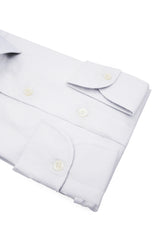 Camicia Popeline 120 Azzurro Chiaro - Dettaglio Tessuto - Acquisto Camicie Online - Gest — Camicia Gest