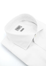 Camicia Business Cotone Zephir Bianca - Vista Frontale - Camicia Cotone Italiano - Gest Camiceria Online — Camicia Gest