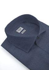 Camicia Business Comfort TP2 Blu Di Prussia - Vista Frontale - Camicia Cotone Italiano - Gest Camiceria Online — Camicia Gest