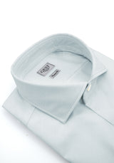 Camicia Super Piumino In Pregiato Cotone Egiziano Bianca Porcellana - Vista Frontale - Camicia Cotone Italiano - Gest Cami... — Camicia Gest