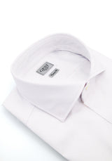 Camicia Piumino Twill In Pregiato Cotone Egiziano Giza 87 Rosa - Vista Frontale - Camicia Cotone Italiano - Gest Camiceria... — Camicia Gest