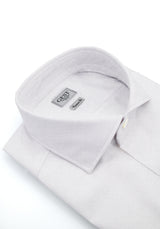Camicia Piumino Twill In Pregiato Cotone Egiziano Giza 87 Viola - Vista Frontale - Camicia Cotone Italiano - Gest Camiceri... — Camicia Gest
