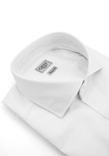 Camicia Business Eco Cotone Zephir Bianca - Vista Frontale - Camicia Cotone Italiano - Gest Camiceria Online — Camicia Gest