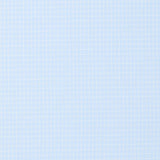 Camicia Needle Azzurra A Quadri - Vista Laterale - Camicia su Misura - Gest Cotone Italiano — Camicia Gest