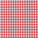 Camicia Cotone Zephir a Quadri Rosso - Vista Laterale - Camicia su Misura - Gest Cotone Italiano — Camicia Gest