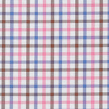 Camicia Cotone Zephir a Quadri Rosa Azzurro Marrone - Vista Laterale - Camicia su Misura - Gest Cotone Italiano — Camicia Gest