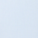 Camicia Piumino in Pregiato Cotone Egiziano Giza 87 Azzurra A Quadri - Vista Laterale - Camicia su Misura - Gest Cotone It... — Camicia Gest