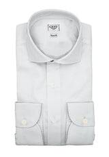 Camicia Business Cotone Zephir Medea Bianco - Vista Completa - Camicie di Cotone Italiano - Gest — Camicia Gest