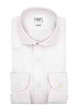 Camicia Piumino Twill In Pregiato Cotone Egiziano Giza 87 Rosa - Vista Completa - Camicie di Cotone Italiano - Gest — Camicia Gest