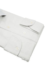 Camicia Cotone Chambray Super Bianco - Dettaglio Tessuto - Acquisto Camicie Online - Gest — Camicia Gest