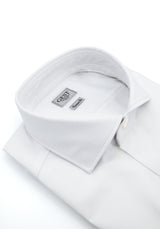 Camicia Comfort TP2 Stretch Popeline Bianca - Vista Frontale - Camicia Cotone Italiano - Gest Camiceria Online — Camicia Gest
