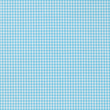 Camicia Cotone Zephir a Quadretti Celeste - Vista Laterale - Camicia su Misura - Gest Cotone Italiano — Camicia Gest